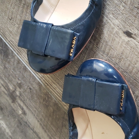 Prada ballerina bow flats size 38.5 - Picture 6 of 12